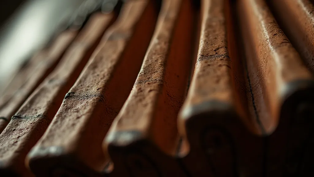 Vintage accordion bellows detail