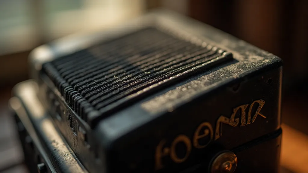 Antique accordion detail
