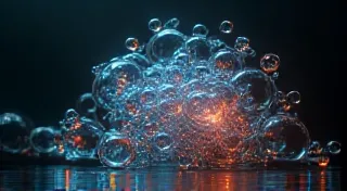 Ephemeral Sculptures: Building with Attraction and Dissociation